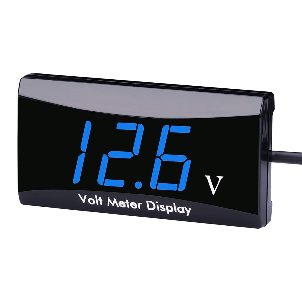 DC 12V Digital Voltmeter AY2020-Blue